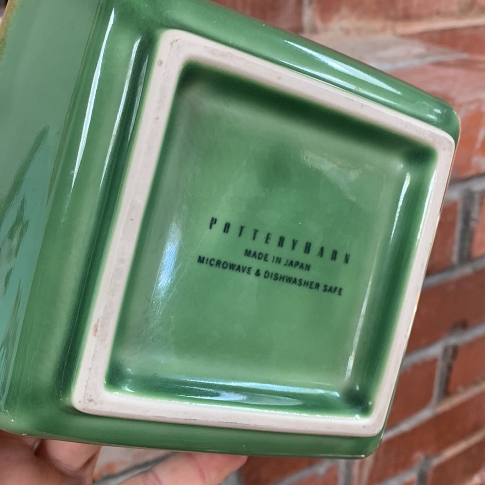 Pottery Barn Asian Square ceramic dish - Picture 3 of 7